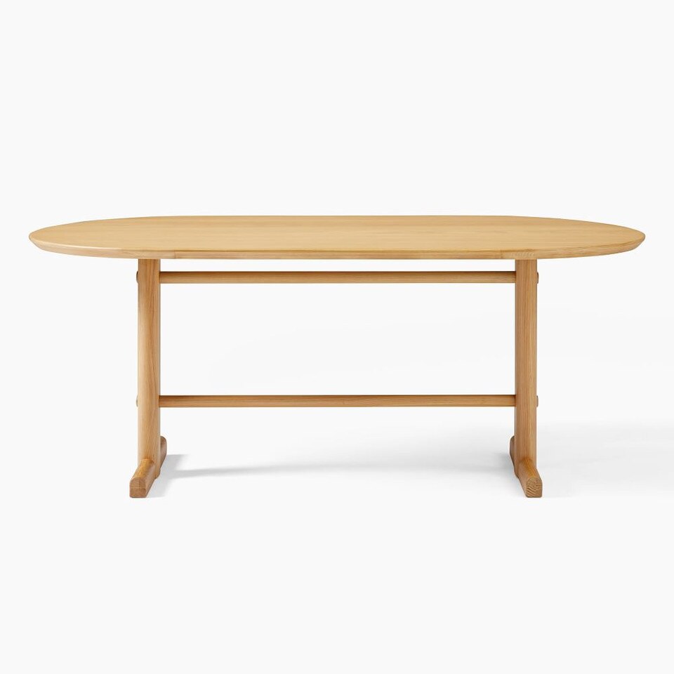 Modern Trestle Dining Table | west elm United Kingdom